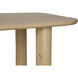 Anders 76 X 39 inch Natural Dining Table, Small